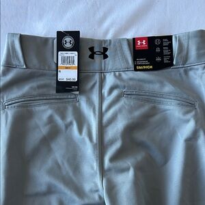 Under Armour Men's Light Gray short Baseball Pants